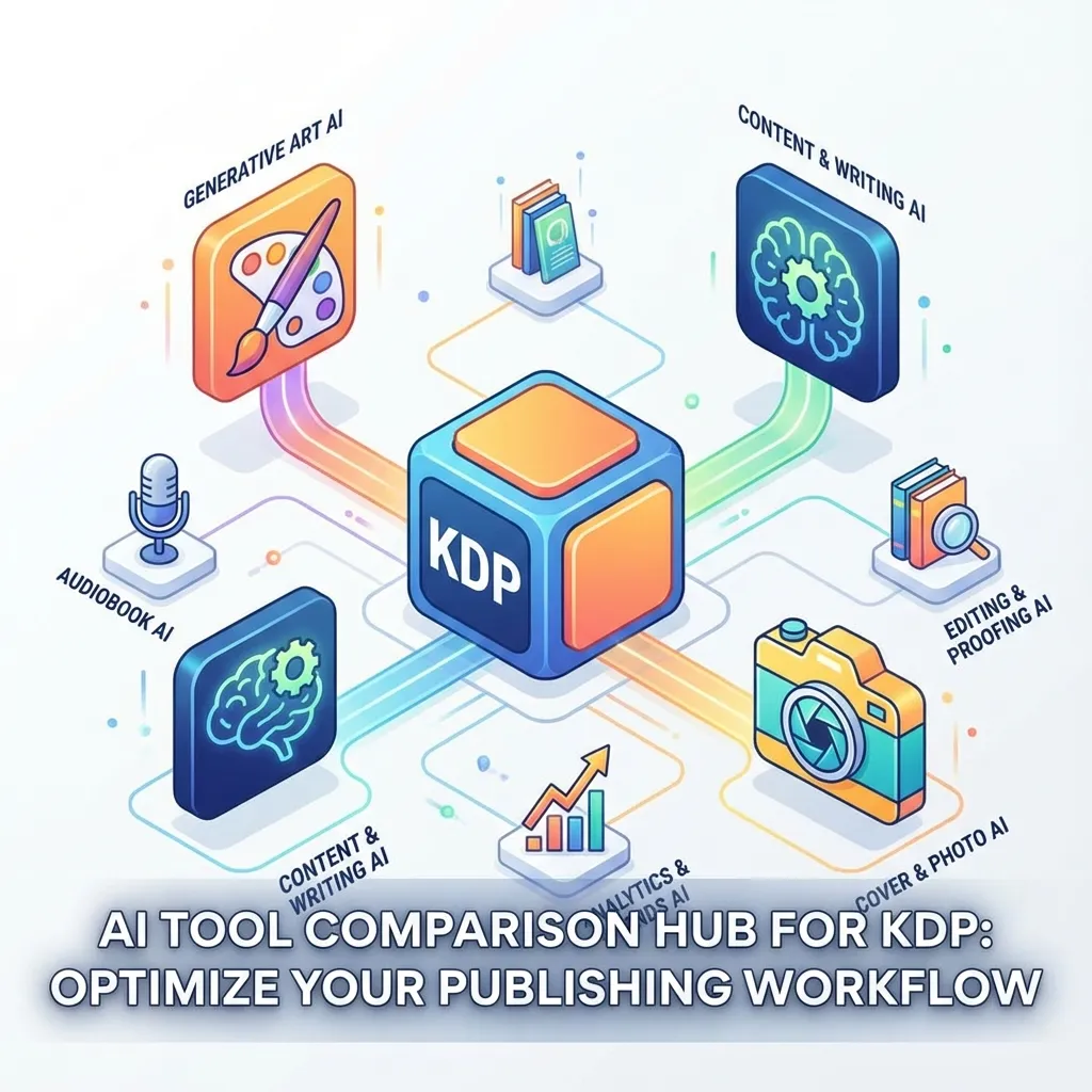 AI tool comparison for Amazon KDP showing best AI platforms for book creation and publishing