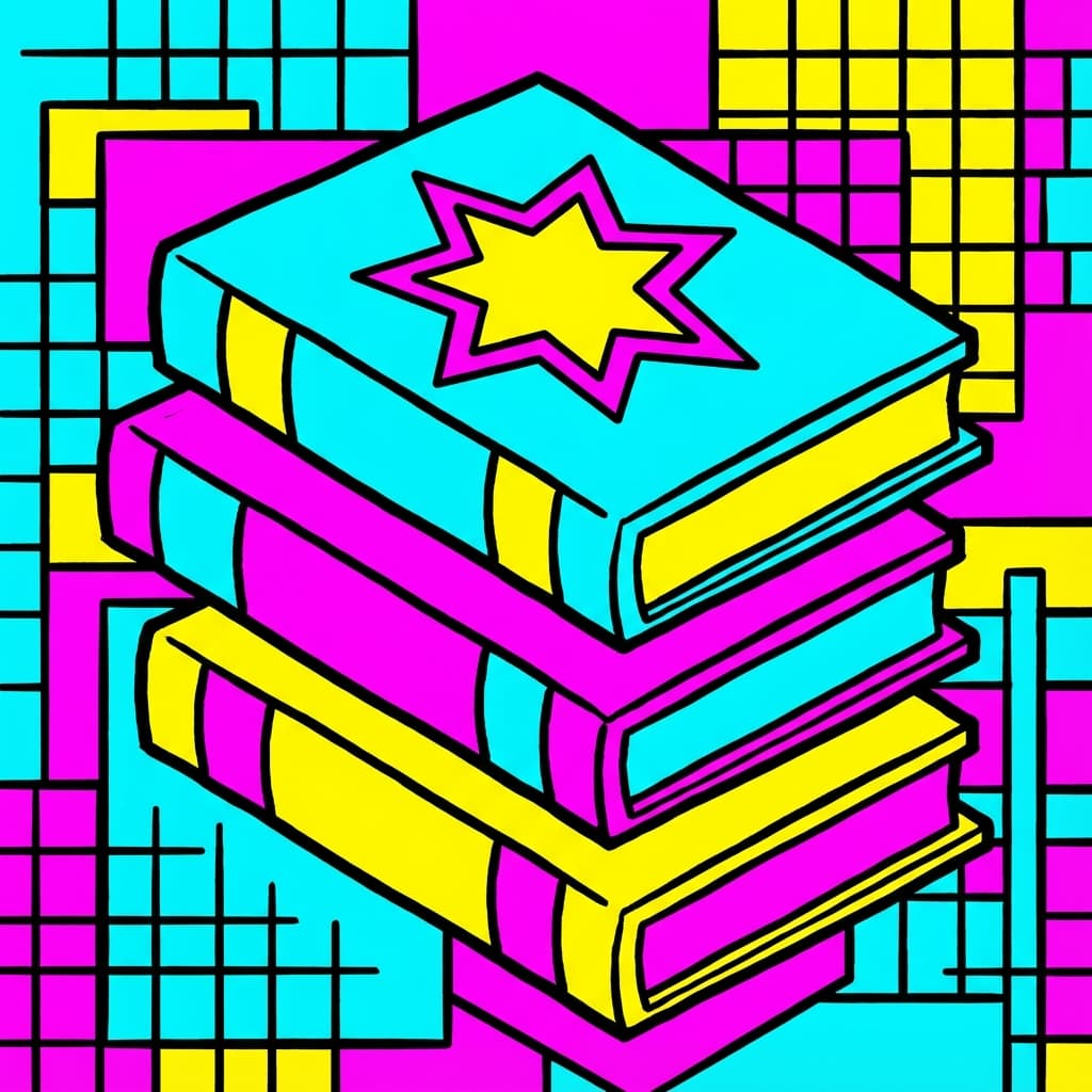 Best coloring book niches analysis with stacked books representing profitable categories