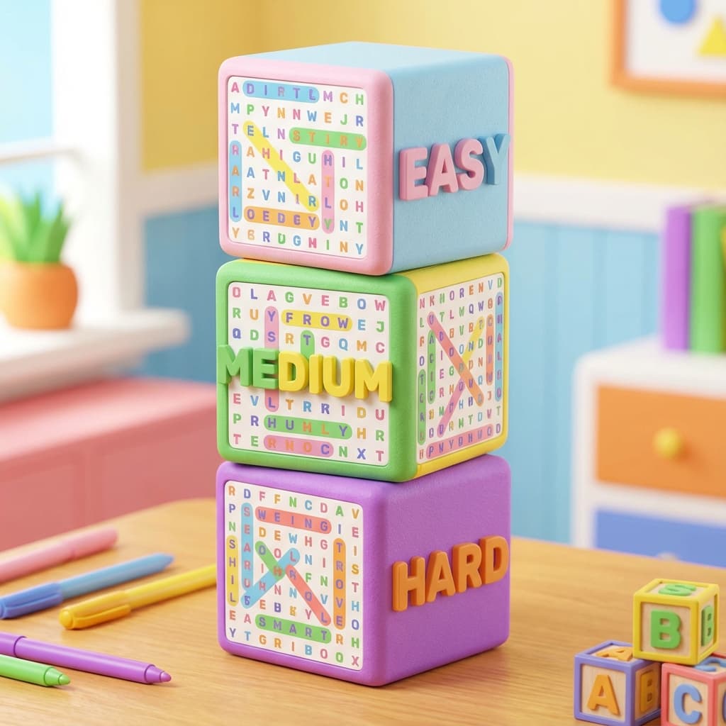 Word Search Difficulty Levels: How to Design Puzzles for Every Skill Level