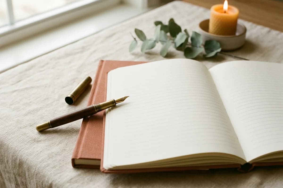 Gratitude Journals - editorial photo of the typical product on KDP, used as reference for cover design